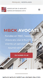Mobile Screenshot of mbck.be